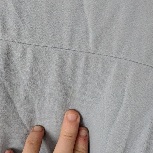 Show Me your MuMu Jenn Maxi Dress Steel Blue Chif - Picture 6 of 6